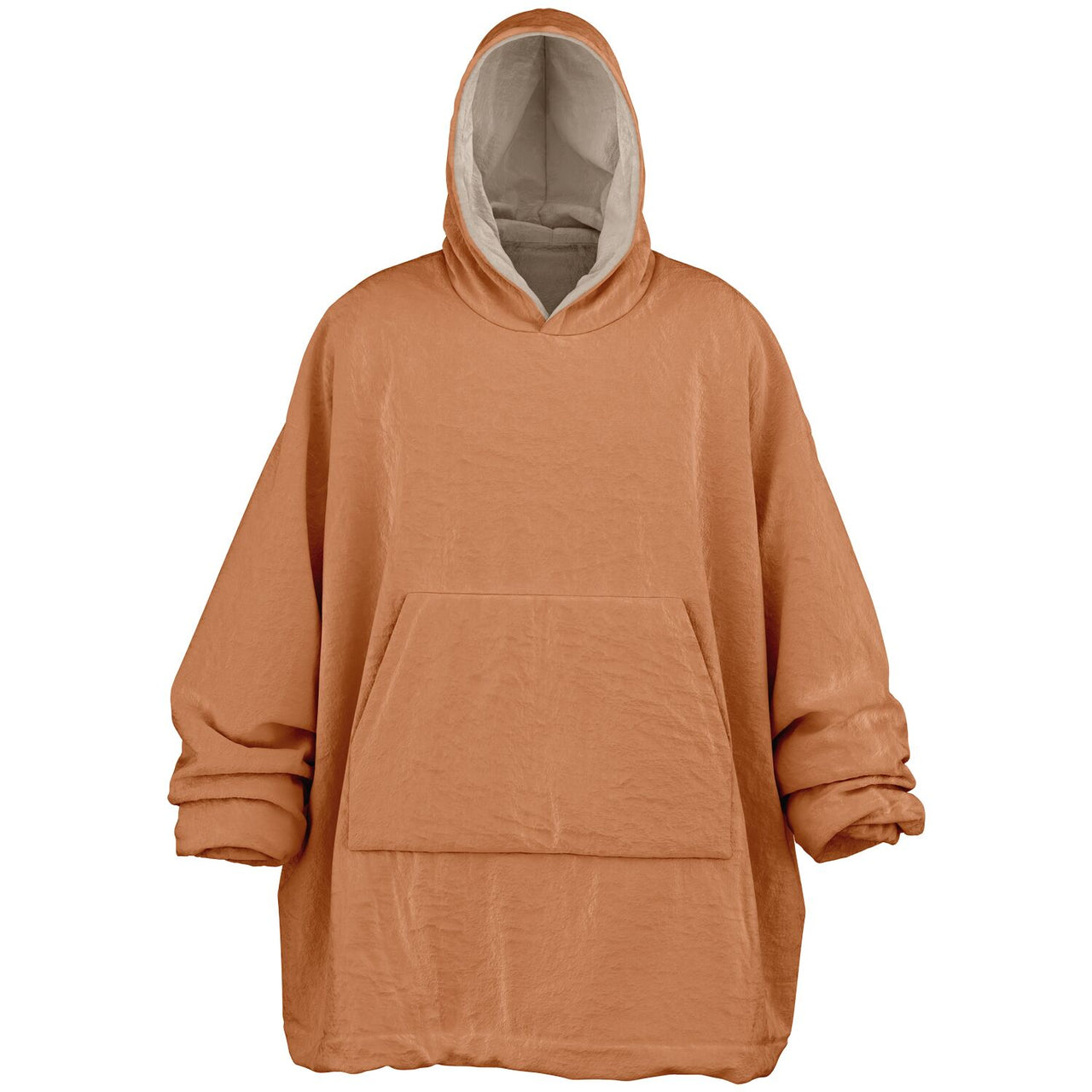 Apricot Crush and Soft Amber New Color 2024 Oversized Reversible Hoodie
