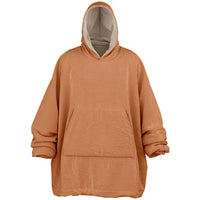 Thumbnail for Apricot Crush and Soft Amber New Color 2024 Oversized Reversible Hoodie