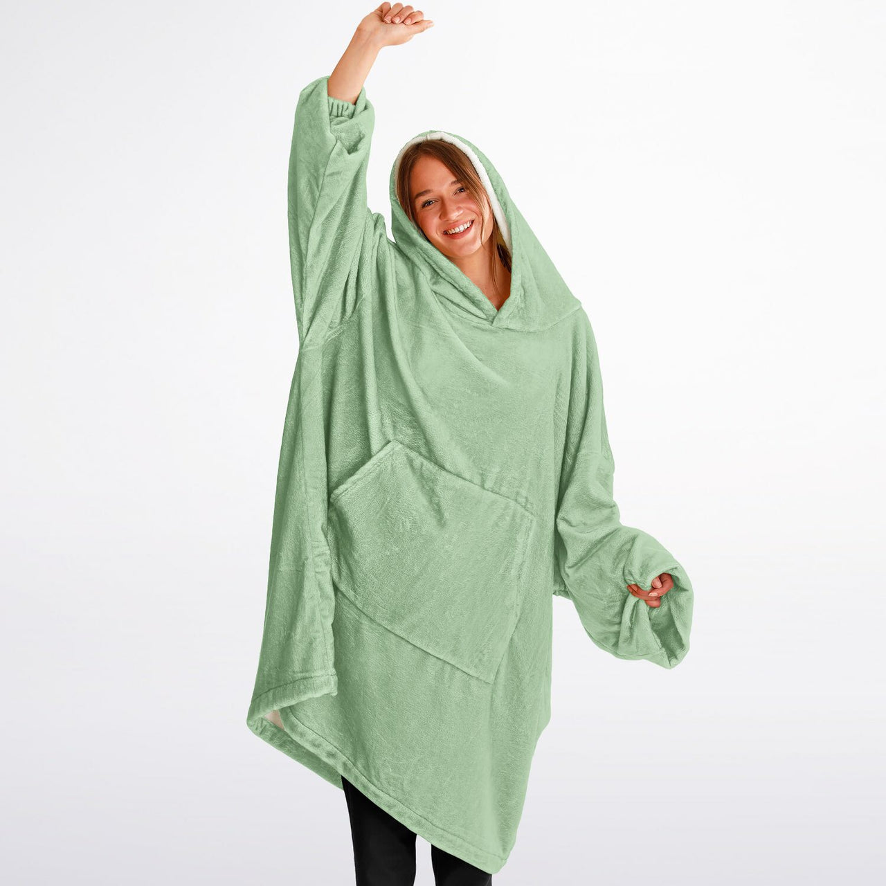 Pastel Surf Green Adult Standard Hoodie