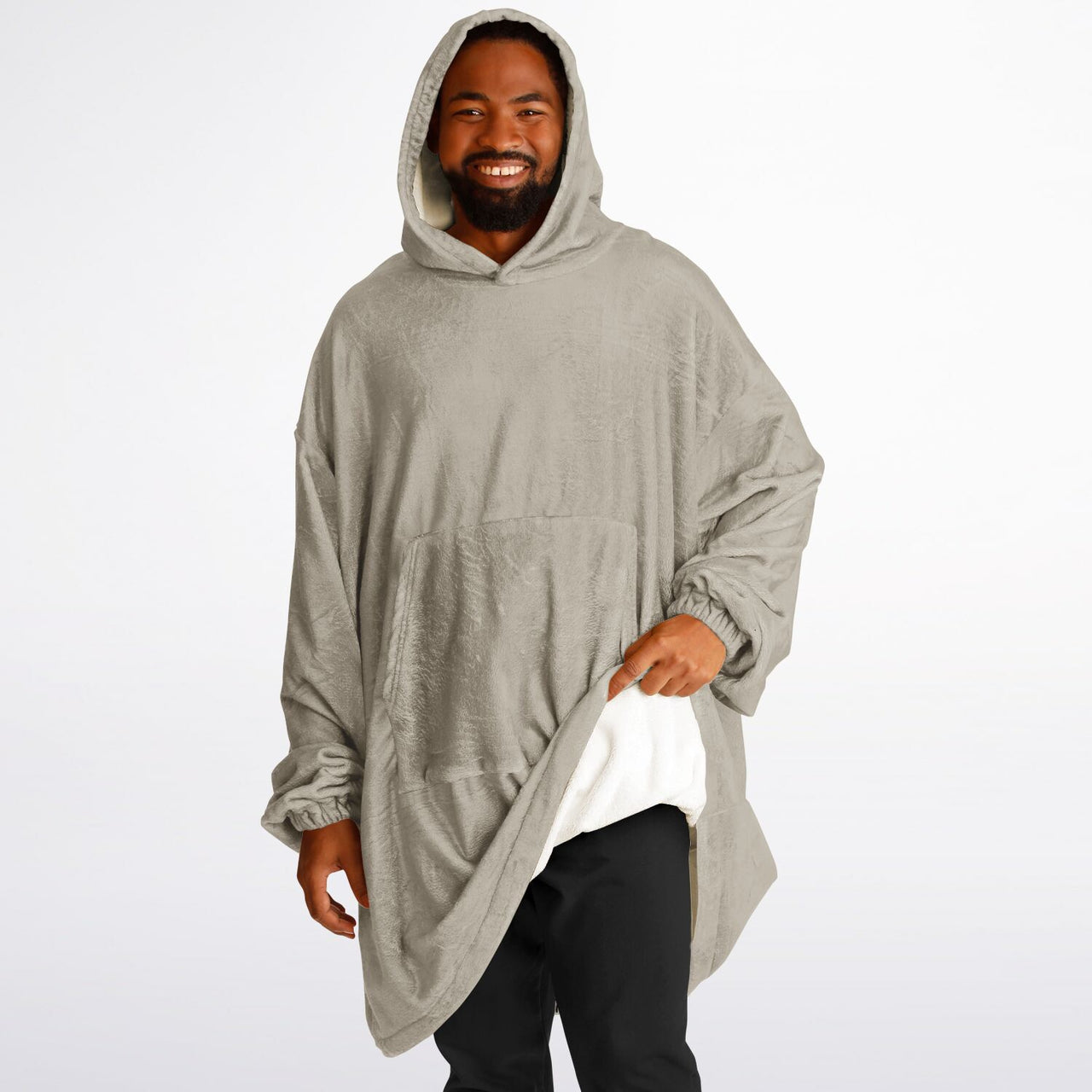 Neutral Cool Beige Adult Standard Hoodie