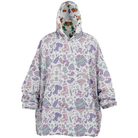 Thumbnail for Christmas Pattern Winter Bear and Winter_Christmas Oversized Reversible Hoodie