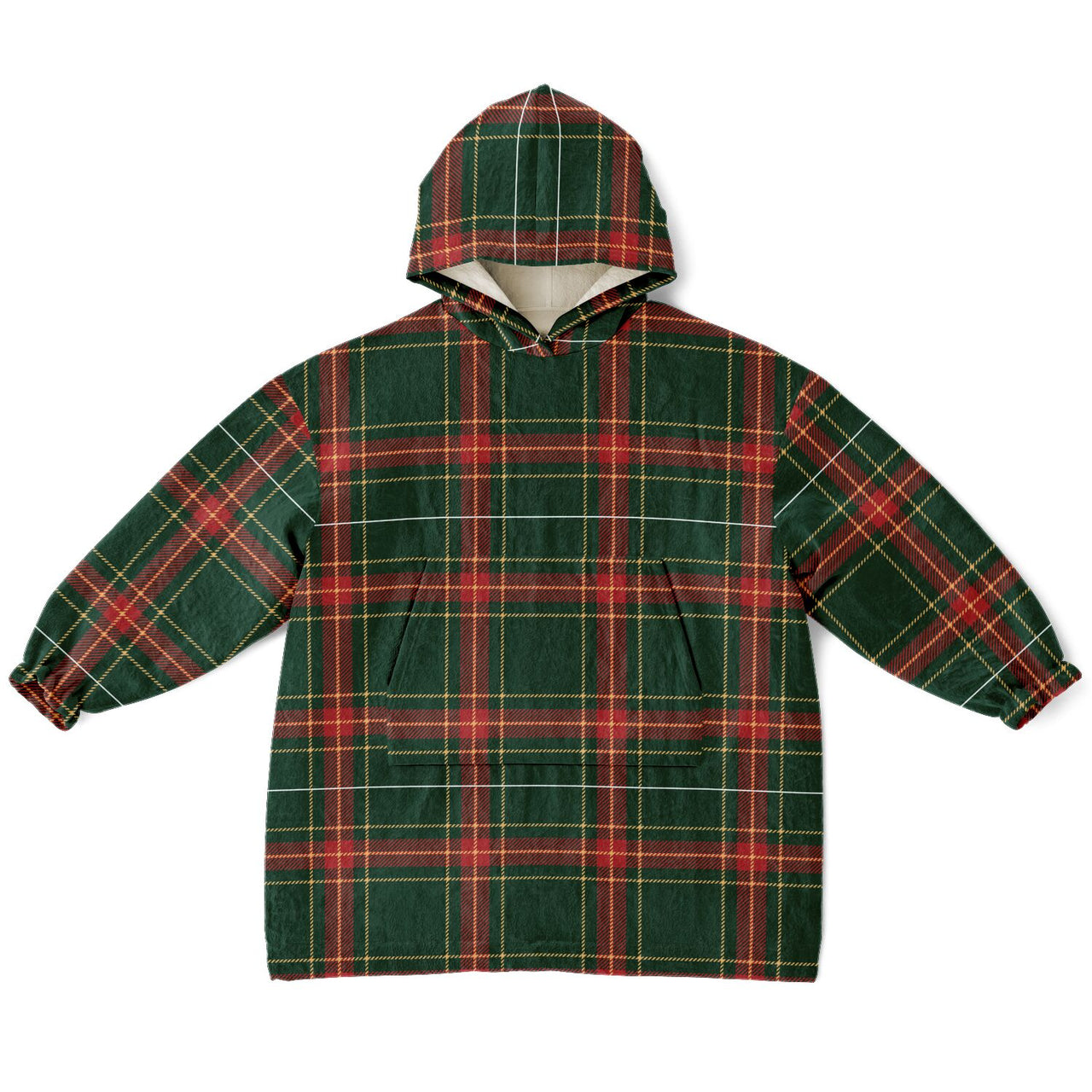 Christmas Pattern Checkered 1 Youth Standard Hoodie