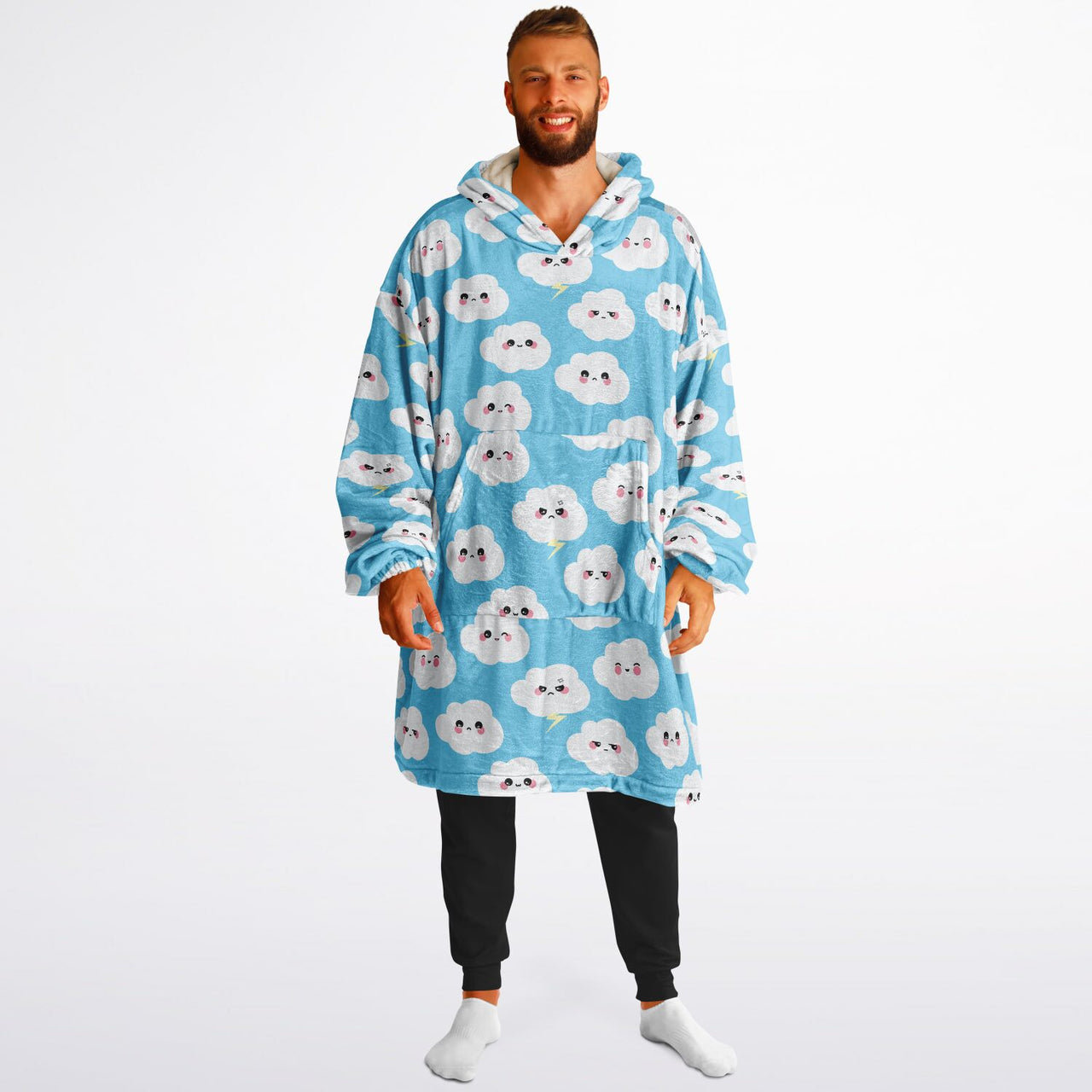 Pattern Cloudie Adult Standard Hoodie