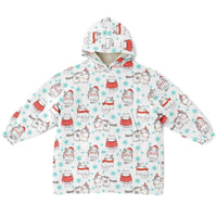 Thumbnail for Christmas Pattern Winter Cat Youth Standard Hoodie