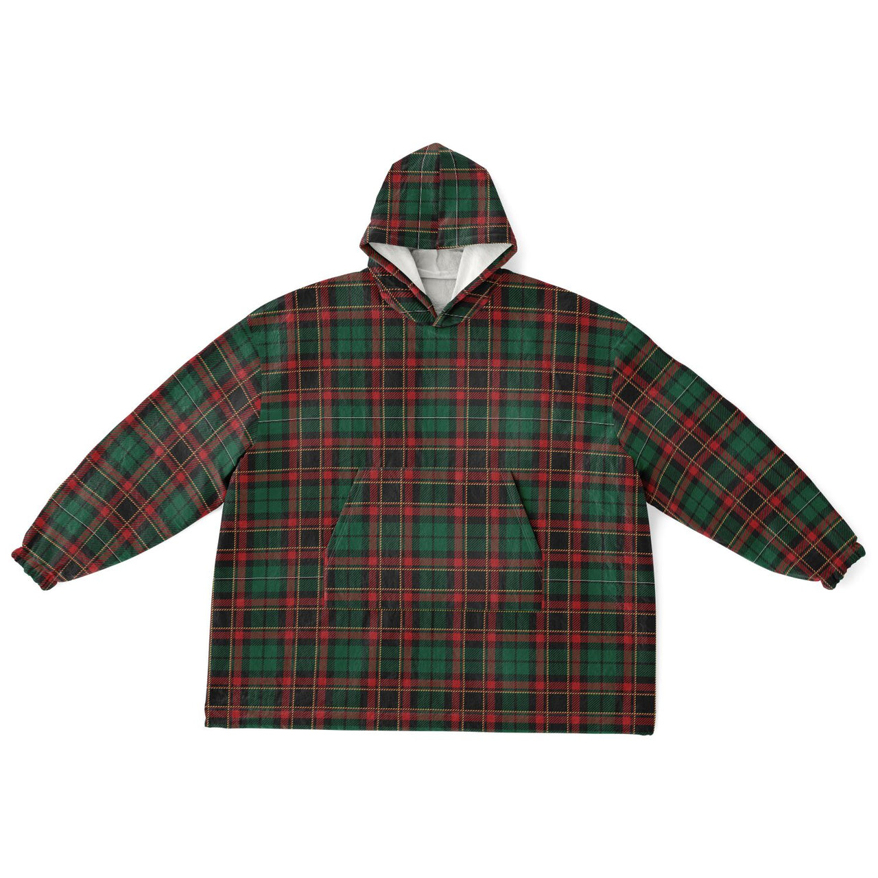 Christmas Pattern Checkered 2 Adult Standard Hoodie