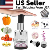 Thumbnail for Multi-Use Veggie & Fruit Hand Chopper