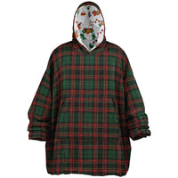 Thumbnail for Christmas Pattern Winter Christmas and Checkered 2 Oversized Reversible Hoodie