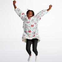 Thumbnail for Christmas Pattern Winter Cat Youth Standard Hoodie