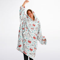 Thumbnail for Christmas Pattern Winter Cat Adult Standard Hoodie