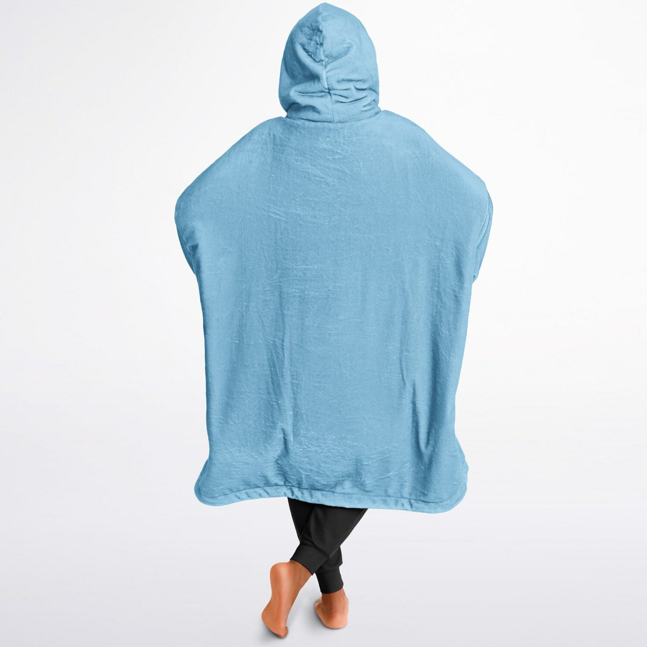 Pastel Sky Blue and Lilac Oversized Reversible Hoodie