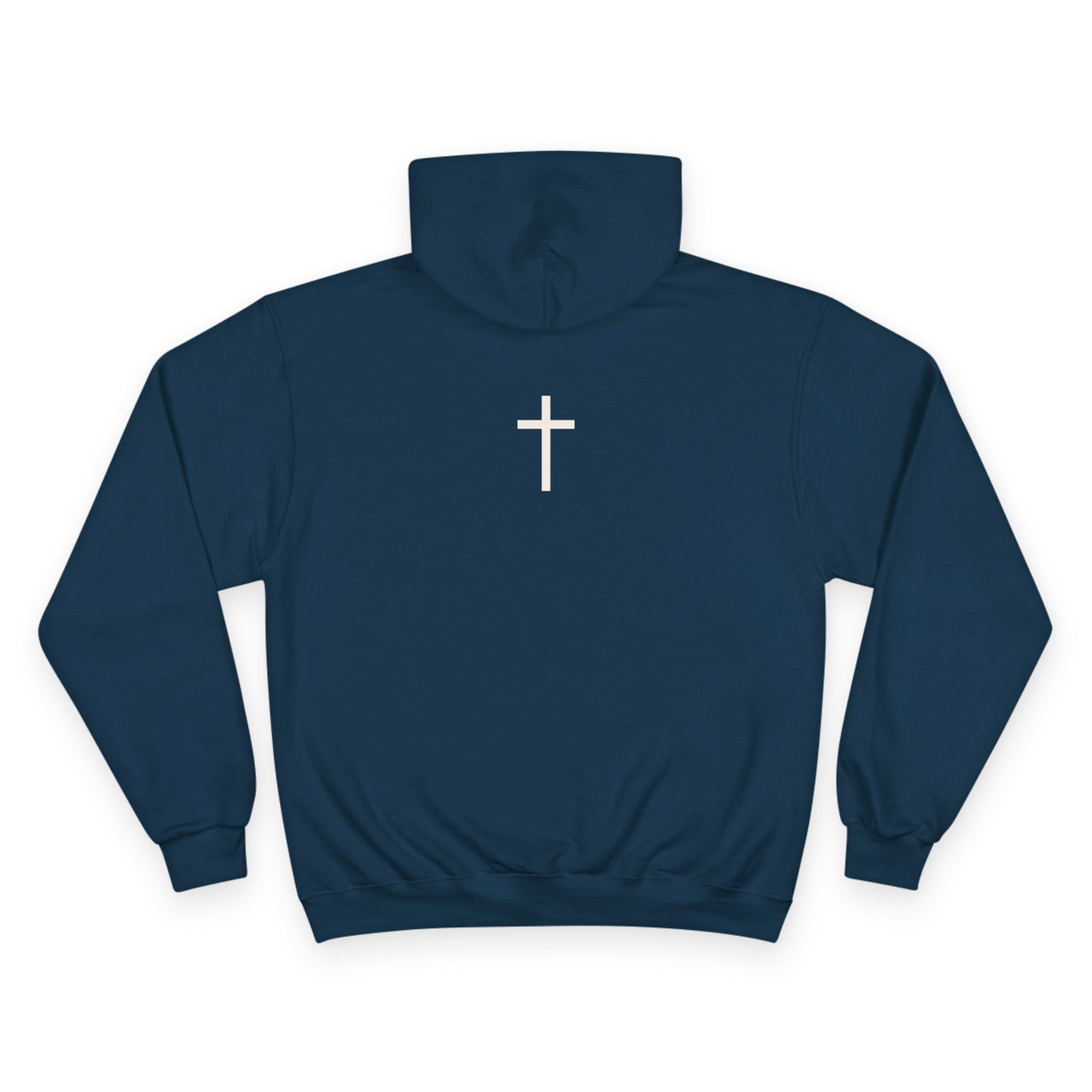Be Still and Know Hoodie — Minimal Christian Cross Faith Pullover
