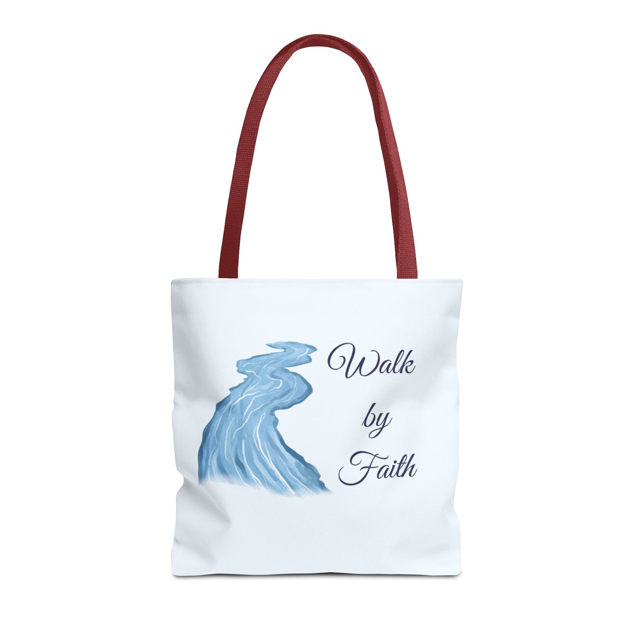 Walk by Faith Tote Bag — Inspirational Scripture Beach Tote