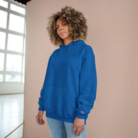 Thumbnail for Faith Over Fear Hoodie — Champion White Pullover with Minimalist Back Text