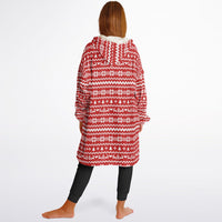 Thumbnail for Christmas Pattern Ugly Christmas Sweater Youth Standard Hoodie