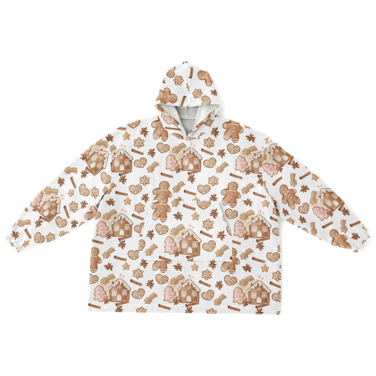 Christmas Pattern Ginger Bread Adult Standard Hoodie