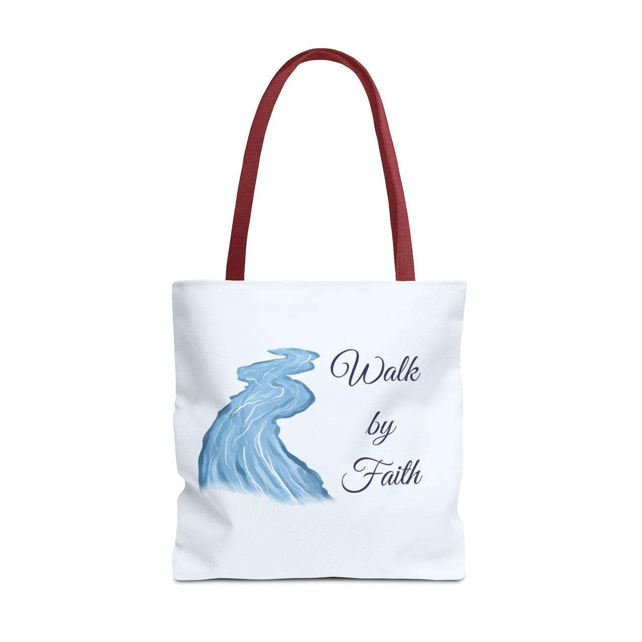 Walk by Faith Tote Bag — Inspirational Scripture Beach Tote