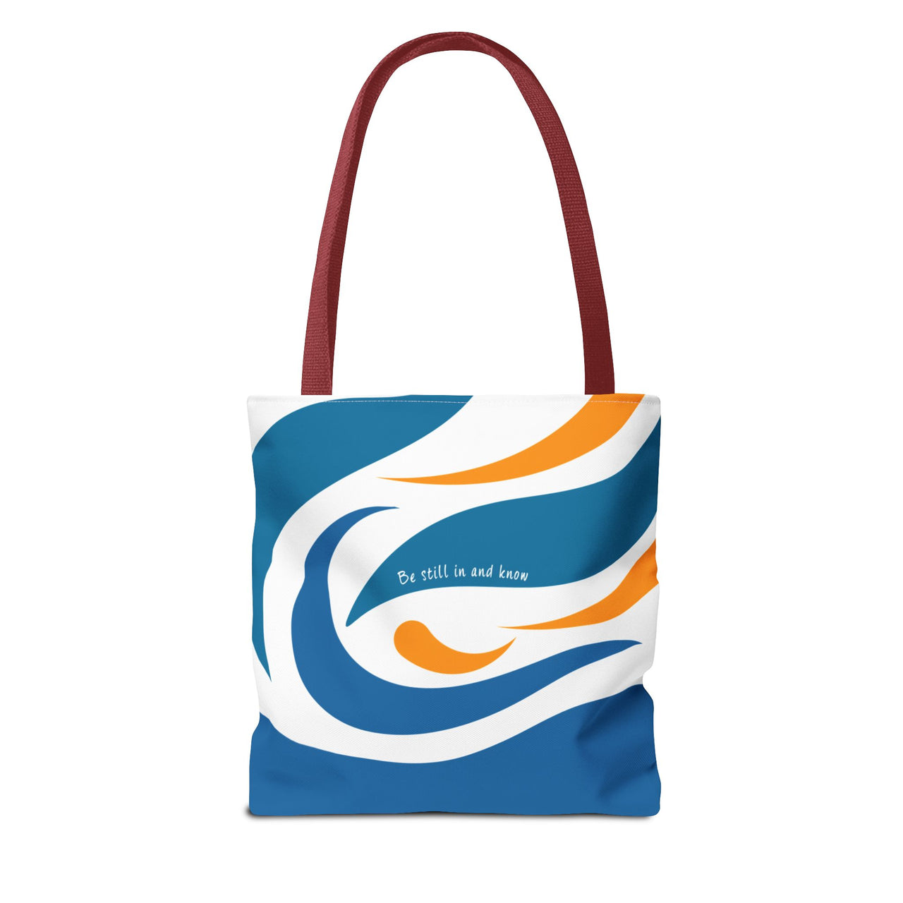 Be Still & Just Listen Wave Tote — Beachy Canvas Tote