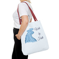 Thumbnail for Walk by Faith Tote Bag — Inspirational Scripture Beach Tote
