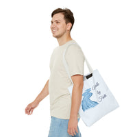 Thumbnail for Walk by Faith Tote Bag — Inspirational Scripture Beach Tote