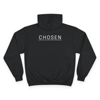 Thumbnail for Chosen White Hoodie — Minimal Pullover with 'CHOSEN' Chest & Back Print
