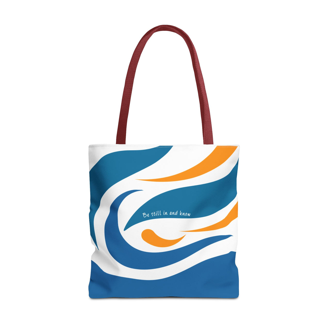 Be Still & Just Listen Wave Tote — Beachy Canvas Tote