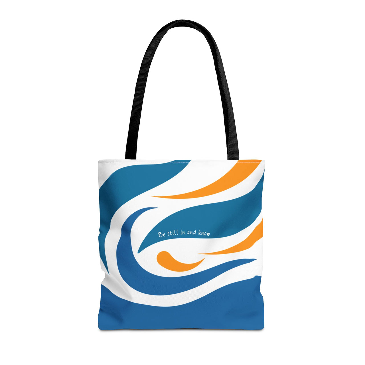 Be Still & Just Listen Wave Tote — Beachy Canvas Tote