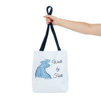 Thumbnail for Walk by Faith Tote Bag — Inspirational Scripture Beach Tote