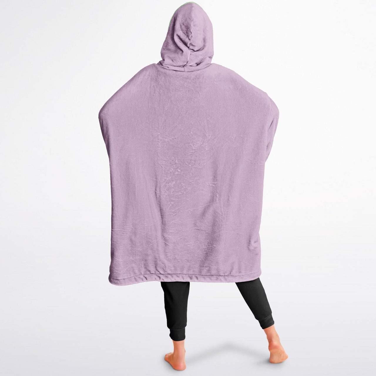 Pastel Lilac and Pistachio Green Oversized Reversible Hoodie