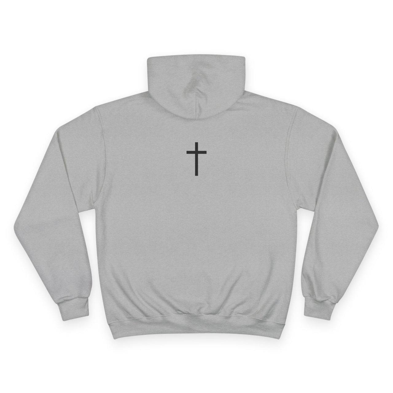 Be Still and Know Hoodie — Minimal Christian Cross Faith Pullover