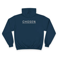 Thumbnail for Chosen White Hoodie — Minimal Pullover with 'CHOSEN' Chest & Back Print
