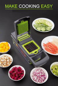 Thumbnail for 15-in-1 Veggie Dicer and Slicer Kit