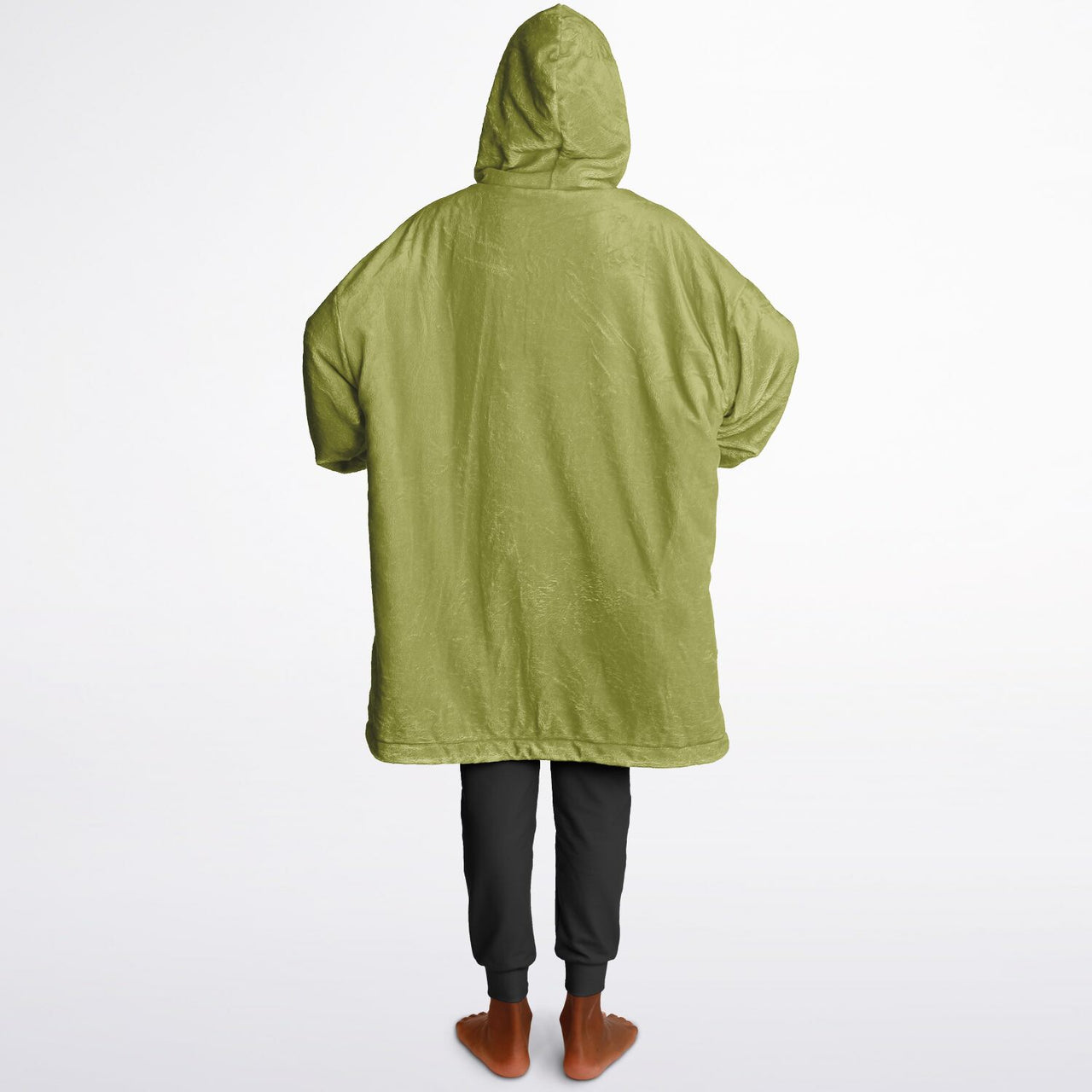 Earthy Tones Roman Peach and Olive Green Youth Reversible Hoodie