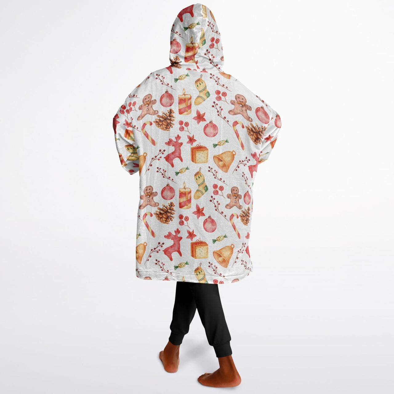 Red Christmas Pattern Youth Standard Hoodie