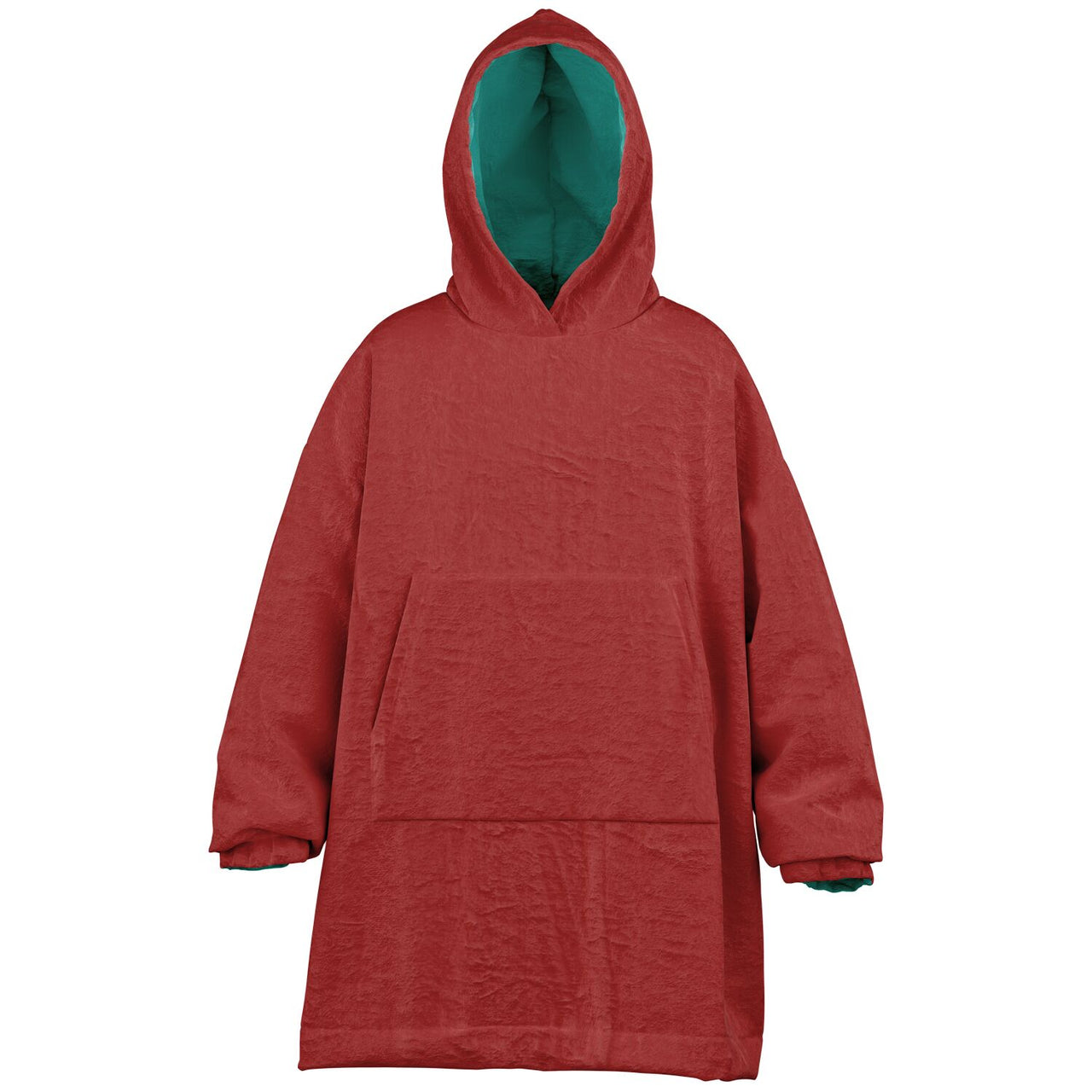 Jewel Opulent Ruby and Emerald Green Youth Reversible Hoodie
