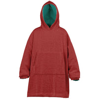 Thumbnail for Jewel Opulent Ruby and Emerald Green Youth Reversible Hoodie