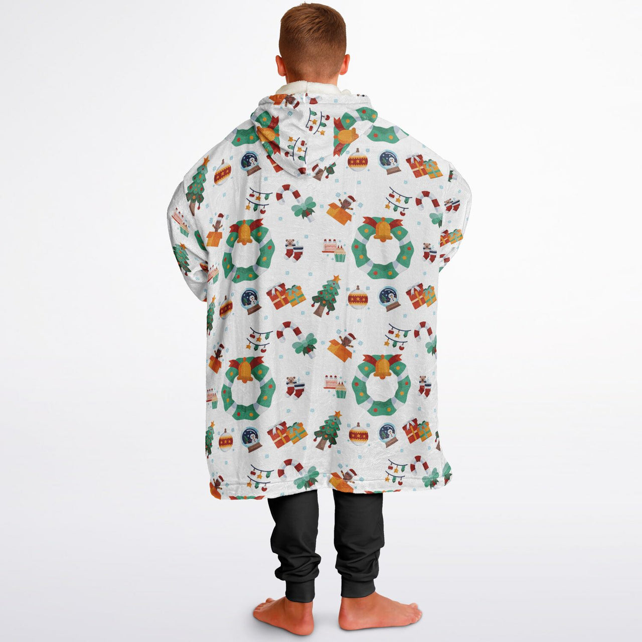 Winter Christmas Pattern Youth Standard Hoodie