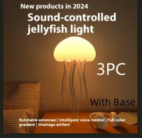 Thumbnail for LED Jellyfish Mood Lamp - Smart Bedside Light