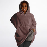 Thumbnail for Earthy Tones Sandstone and Rose Taupe Youth Reversible Hoodie