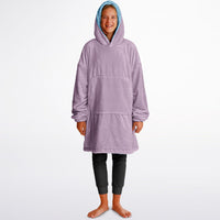 Thumbnail for Pastel Lilac and Sky Blue Youth Reversible Hoodie
