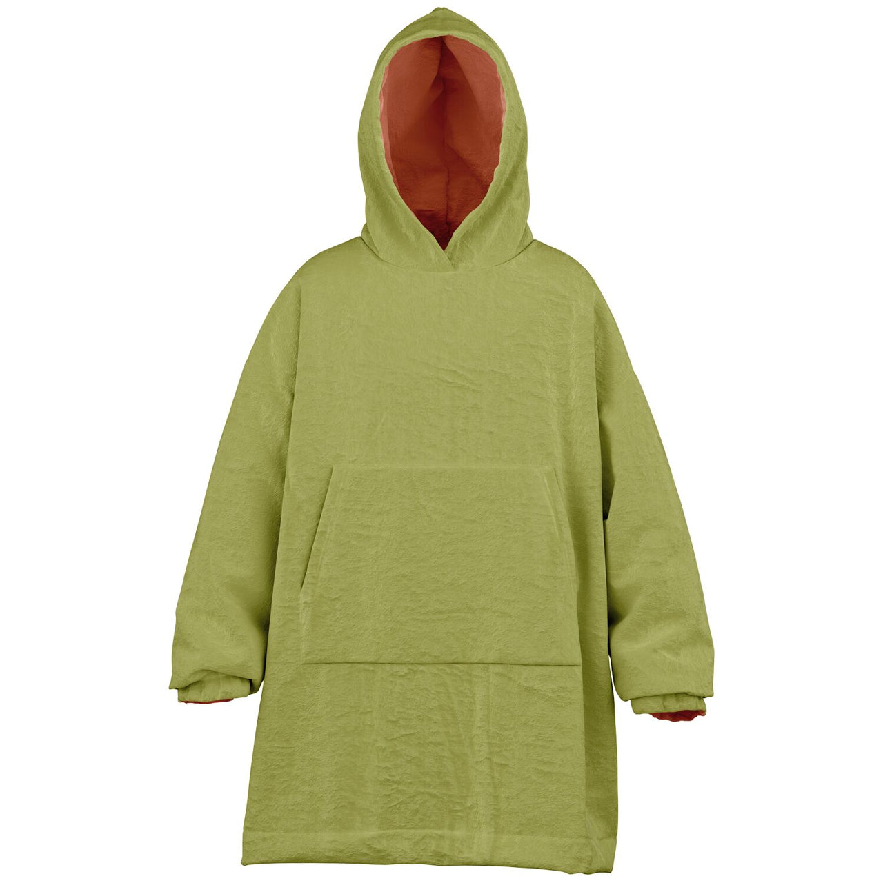Earthy Tones Roman Peach and Olive Green Youth Reversible Hoodie