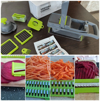 Thumbnail for 15-in-1 Veggie Dicer and Slicer Kit