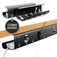 Thumbnail for Easy Mount Dual Cable Organizer Trays