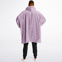 Thumbnail for Pastel Sky Blue and Lilac Oversized Reversible Hoodie