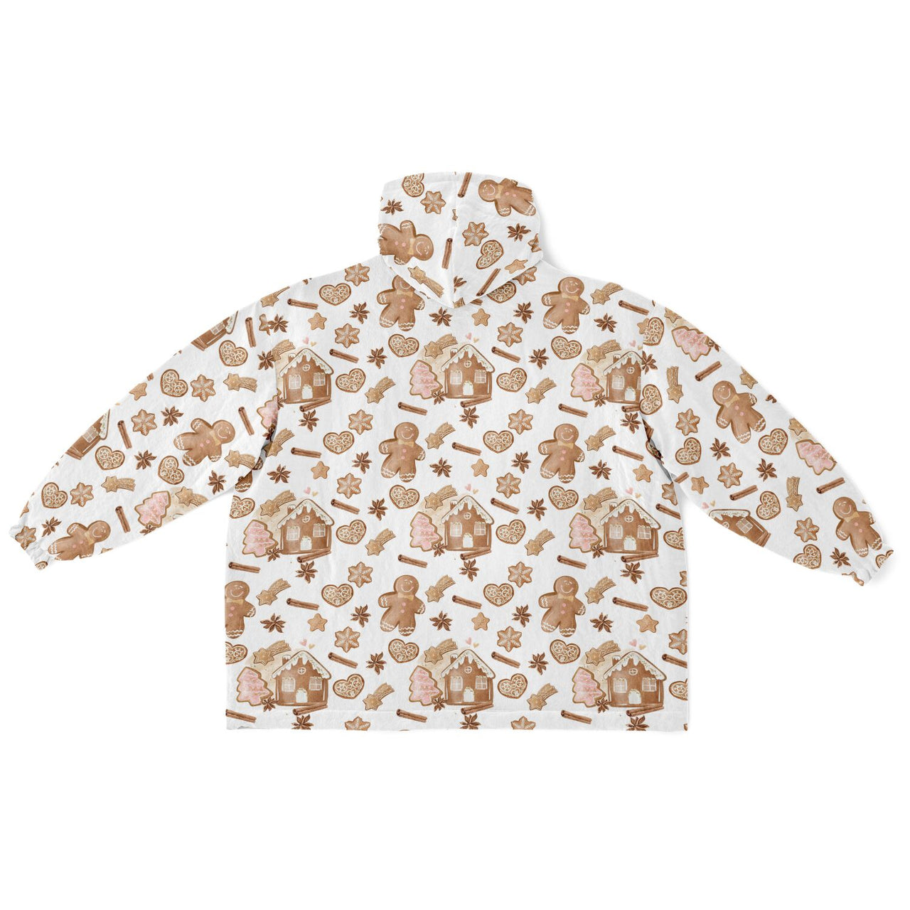 Christmas Pattern Ginger Bread Adult Standard Hoodie