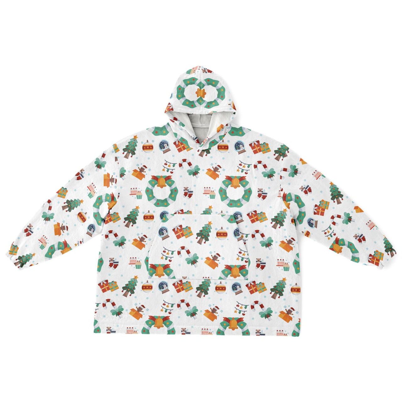 Winter Christmas Pattern Adult Standard Hoodie