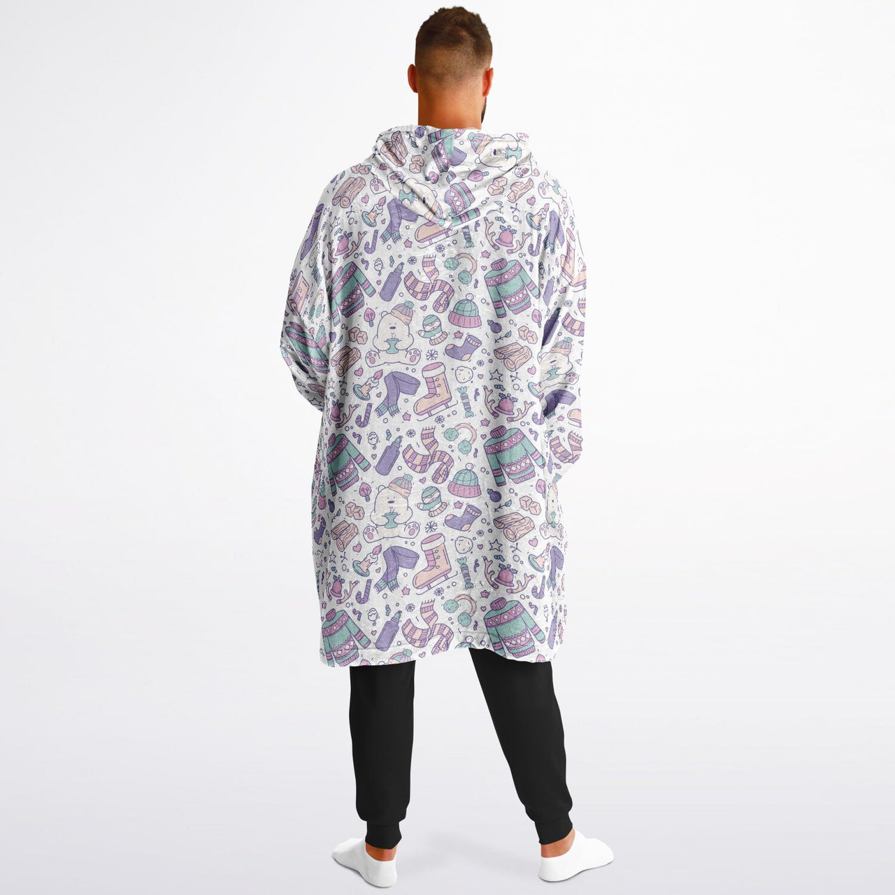 Christmas Pattern Winter Bear Adult Standard Hoodie