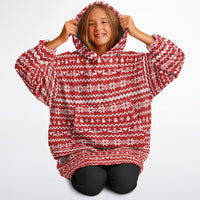 Thumbnail for Christmas Pattern Ugly Christmas Sweater Youth Standard Hoodie