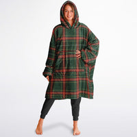 Thumbnail for Christmas Pattern Checkered 2 and Checkered 1 Oversized Reversible Hoodie