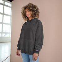 Thumbnail for Faith Over Fear Hoodie — Champion White Pullover with Minimalist Back Text