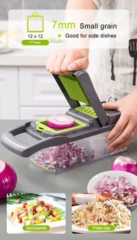 Thumbnail for 15-in-1 Veggie Dicer and Slicer Kit